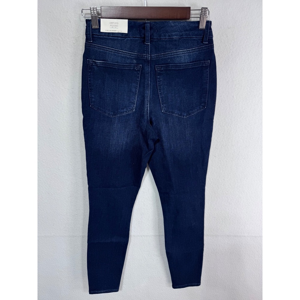 Maurices S Short Blue Jeggings Women's Limitless High Rise Button Fly - Picture 5 of 6